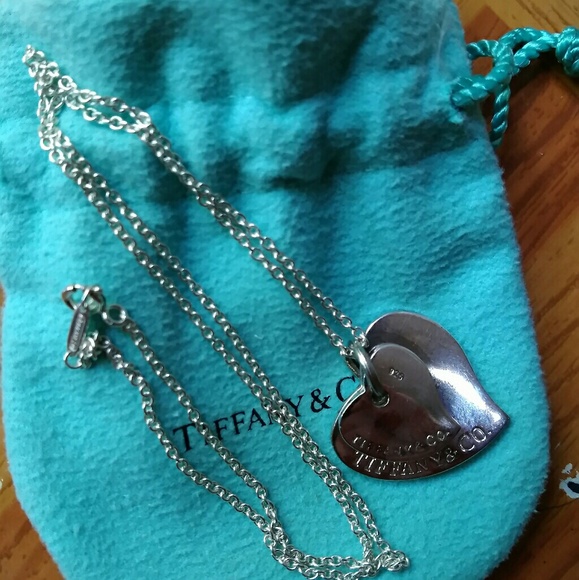 Tiffany  & co.double heart - Picture 7 of 8